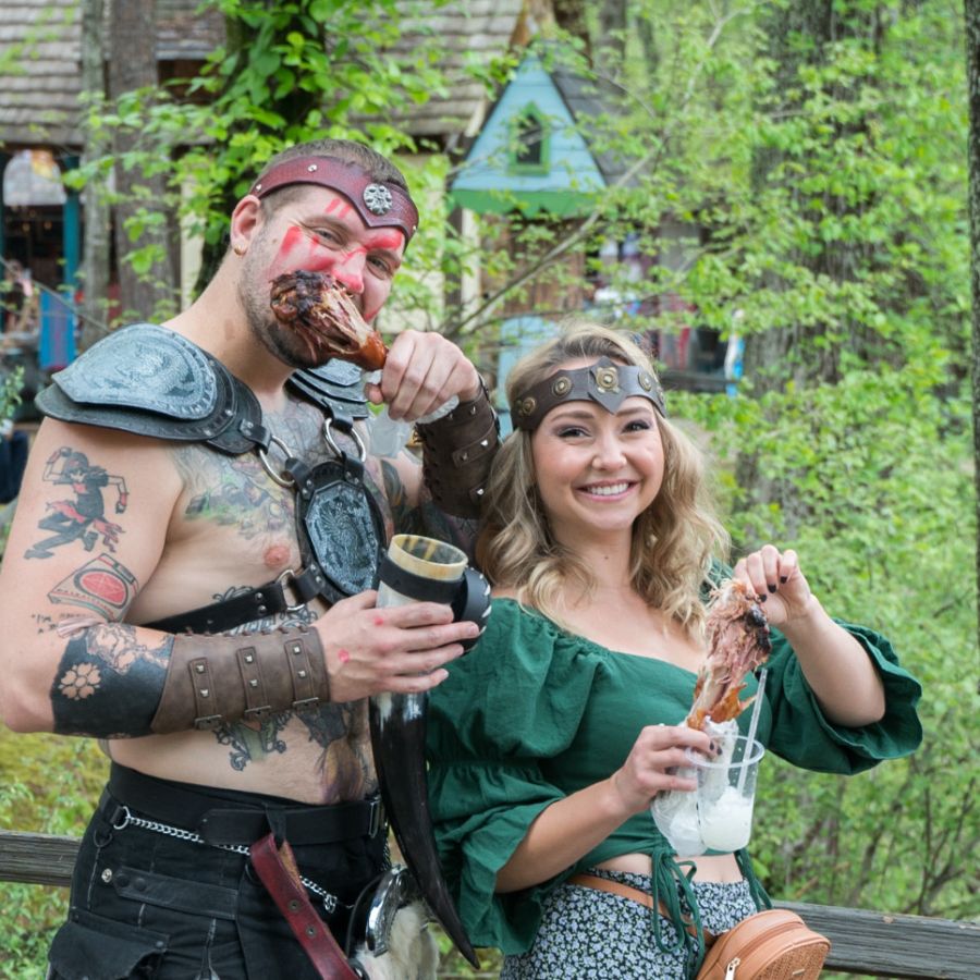 a group of people in clothing