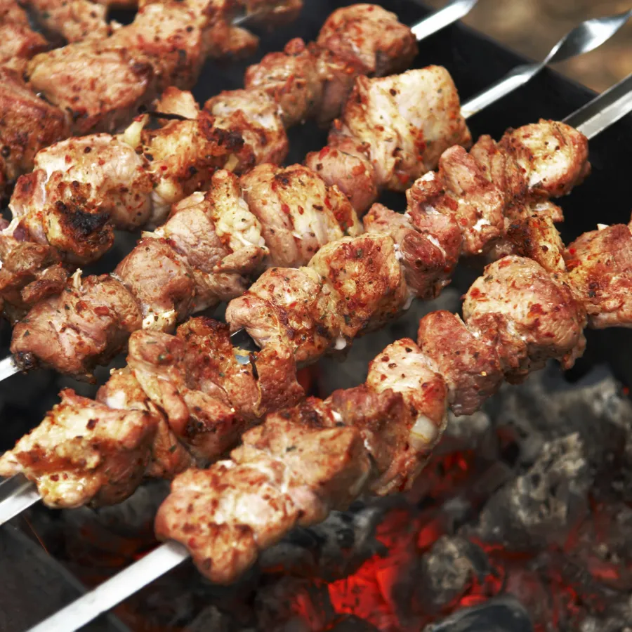 a close up of some food