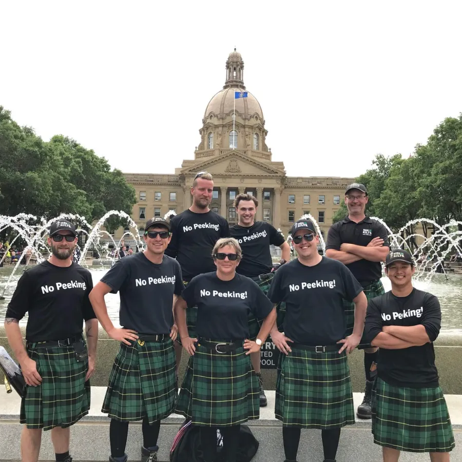 Men In Kilts Red Deer Professional Technicians