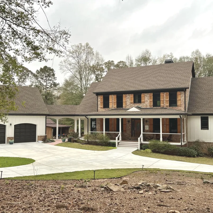 a house with a driveway