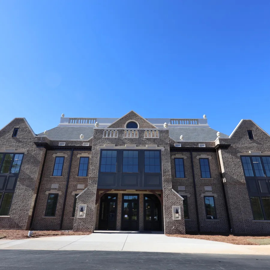 a large brick building