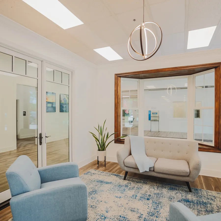 Bay window on display at the North Georgia Replacement Windows Showroom