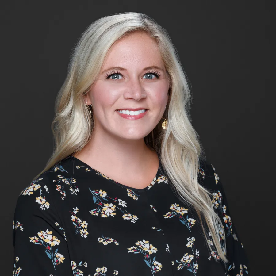 a woman with blonde hair