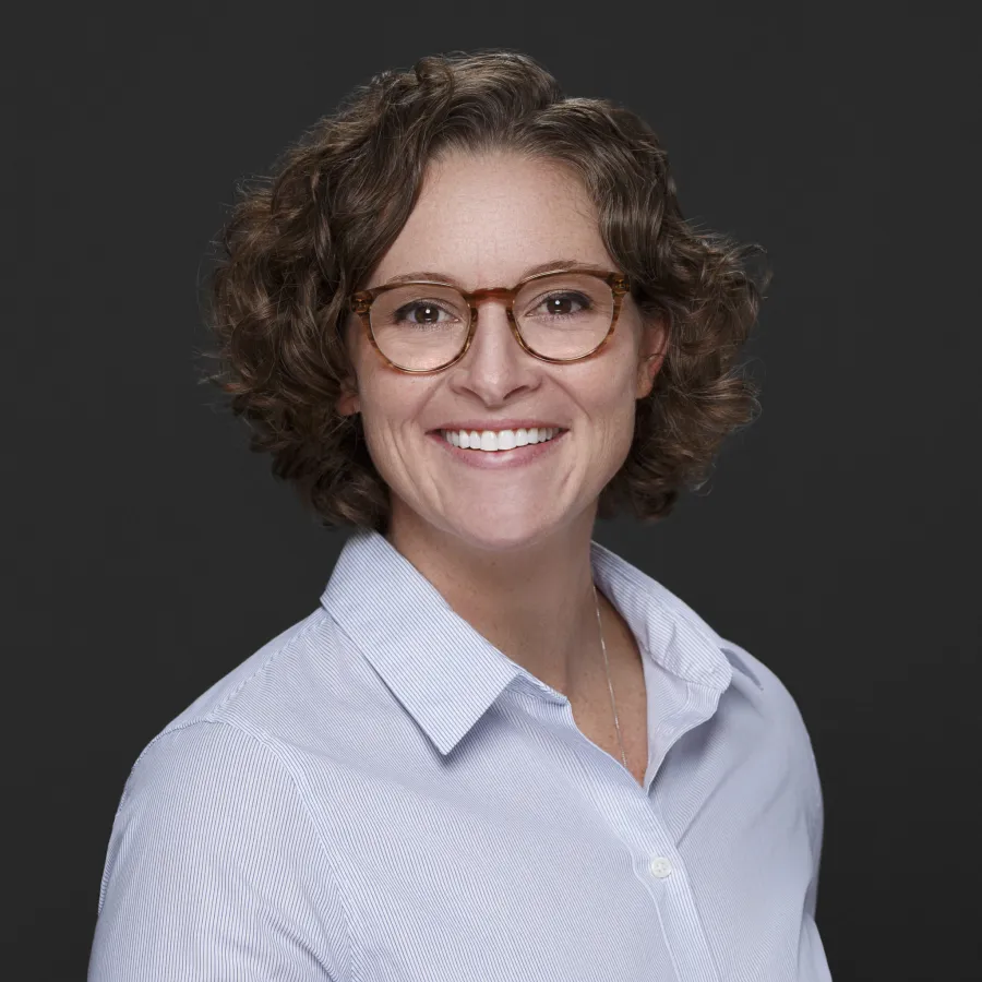 a person wearing glasses