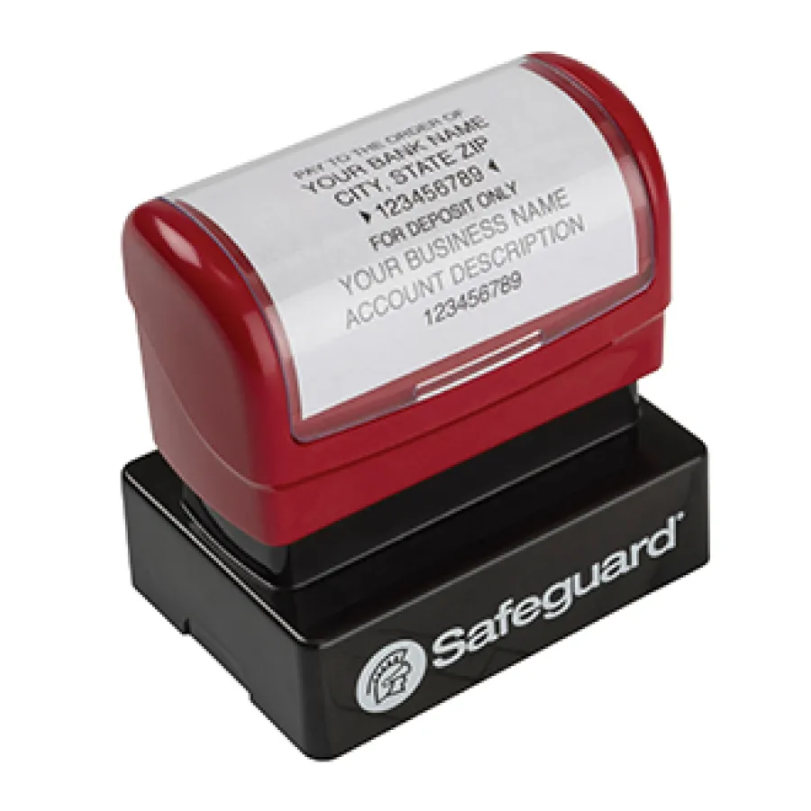 Custom printed checks print services safeguard service