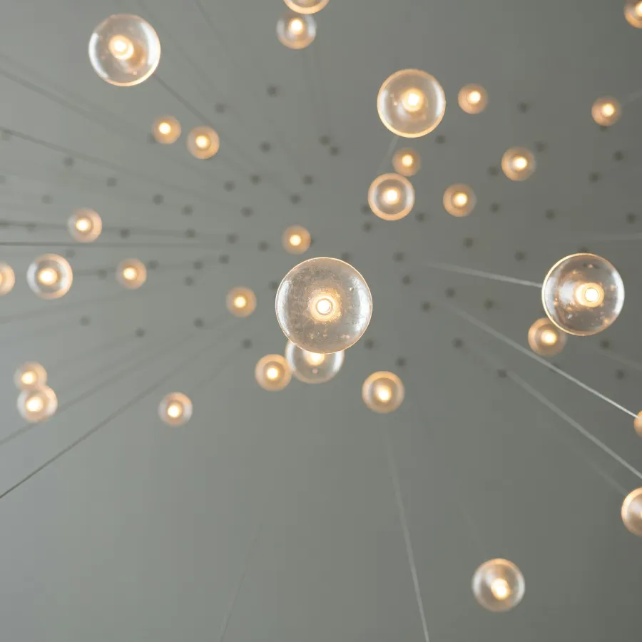 a group of light bulbs