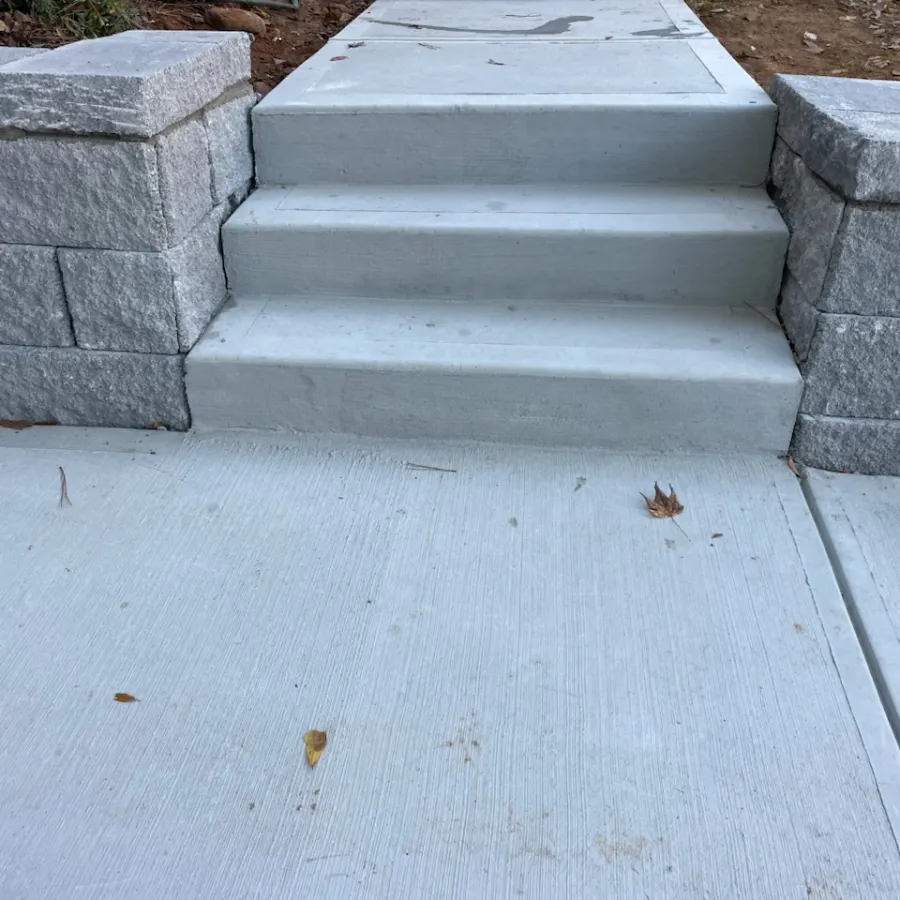 a set of stairs