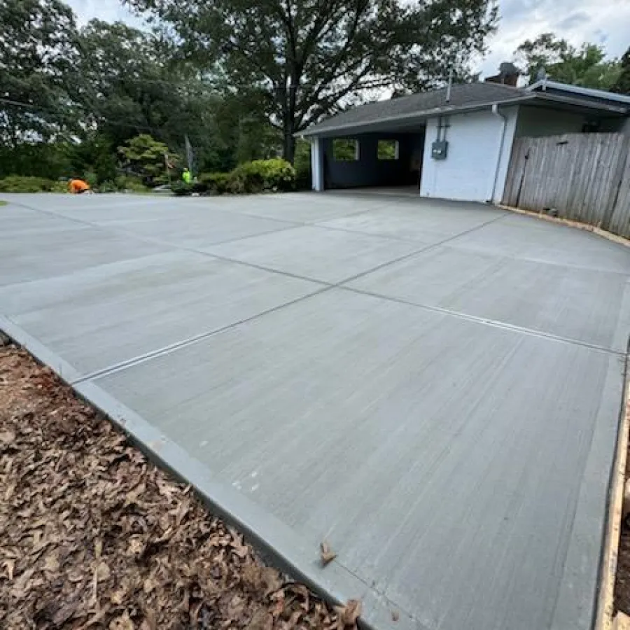 a house with a garage