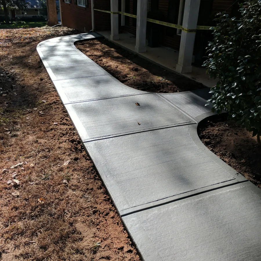 New functional front walkway