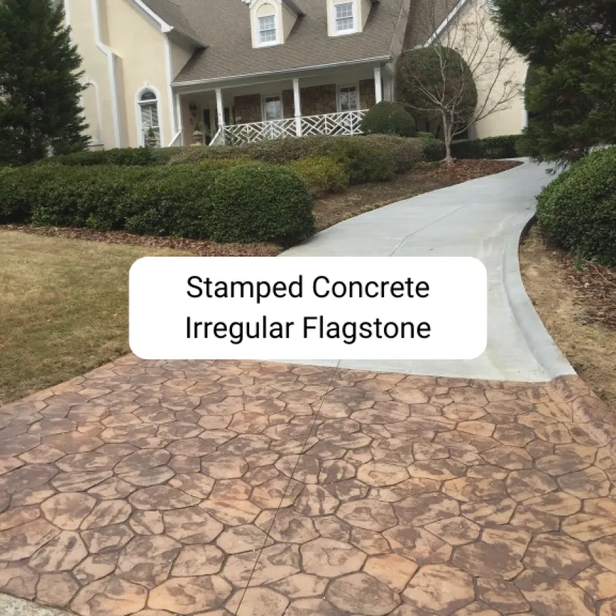 Stamped Concrete - Irregular Flagstone