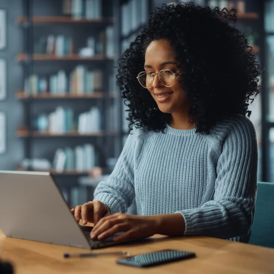 a person working on the laptop