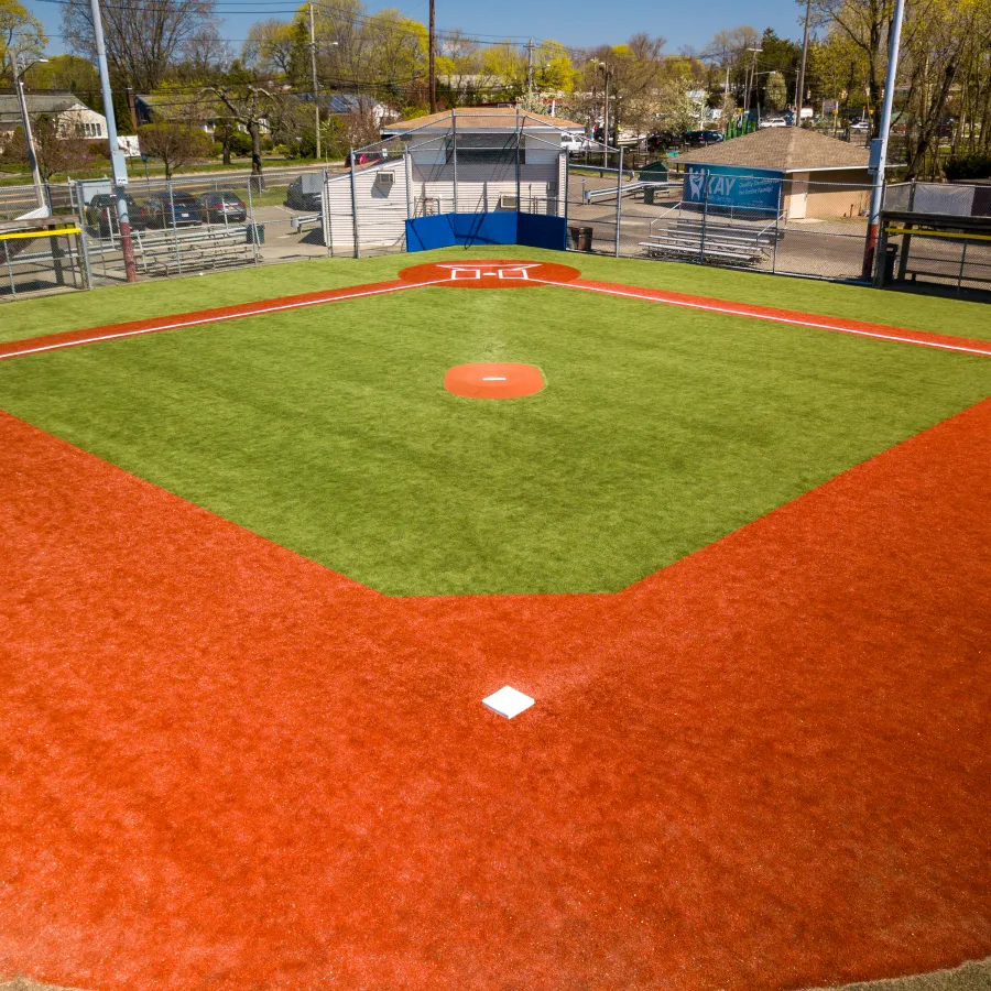 a frisbee on a field