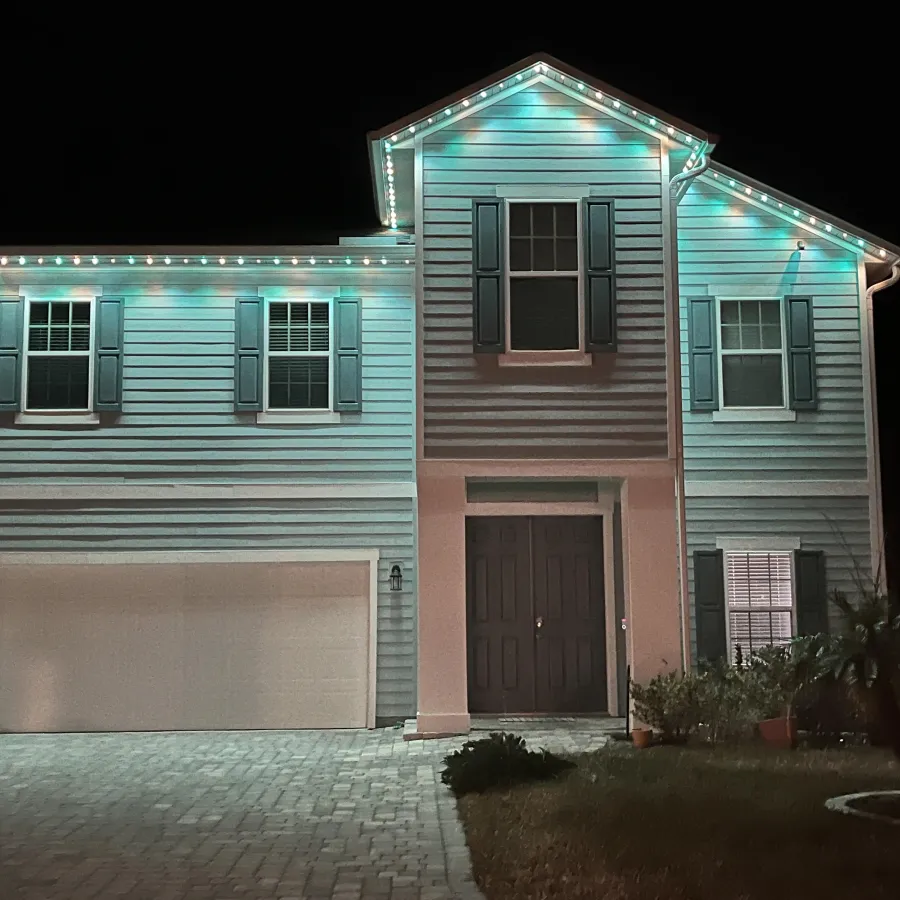 a house with a garage