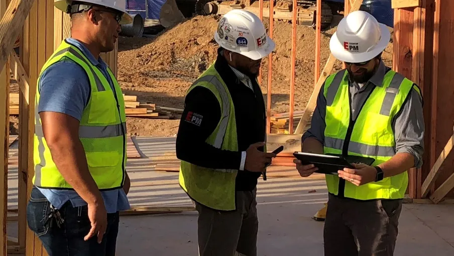 The Essayon team wearing their PPE