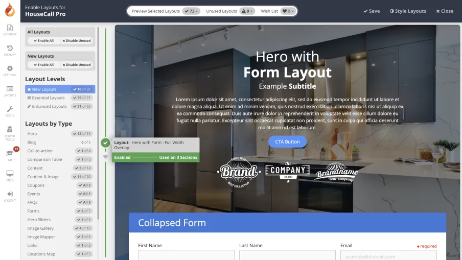 graphical user interface, website
