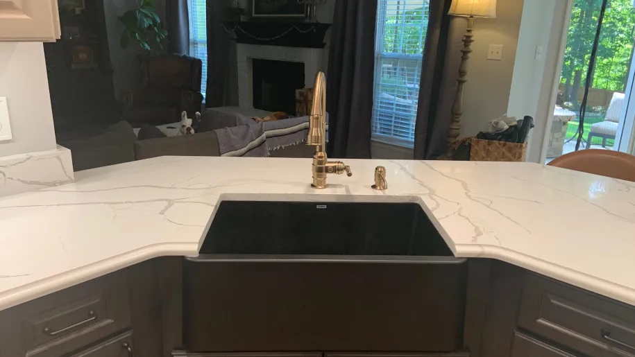 Black farm sink