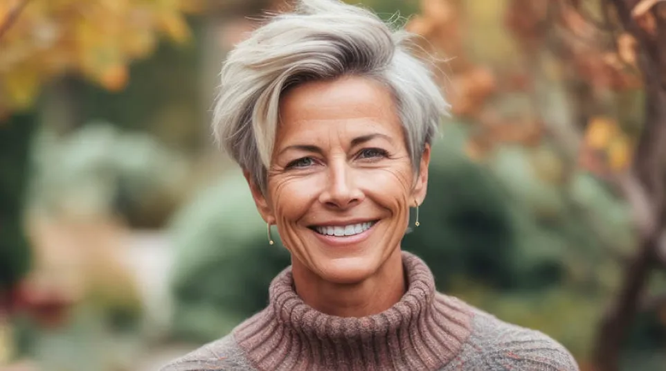 a man smiling for the camera