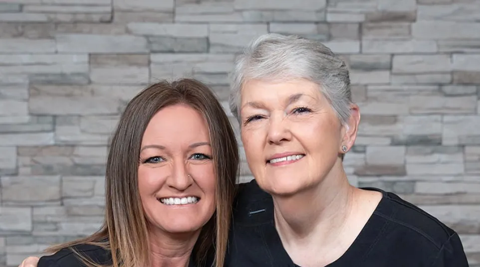 a person smiling for the camera