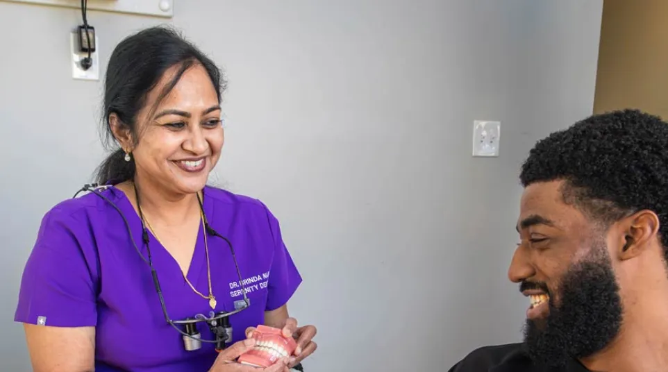 Clyde Gates smiling for the camera