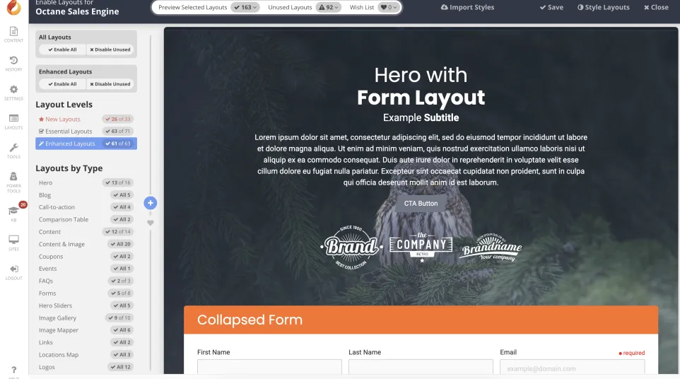 graphical user interface, website
