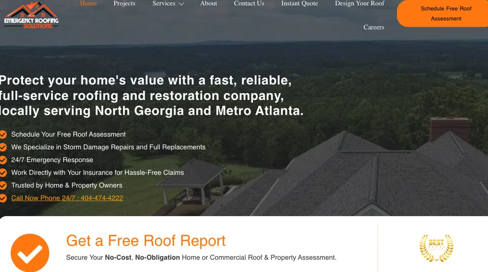 Residential roof with detailed shingles surrounded by lush greenery under a cloudy sky, highlighting durable roofing.
