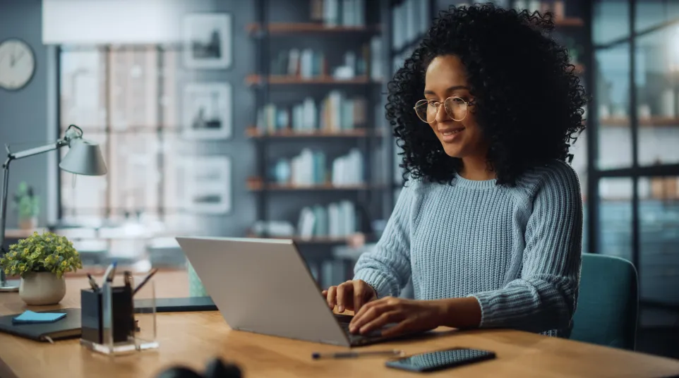 a person working on the laptop