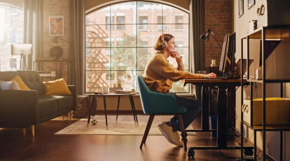 a man using a laptop
