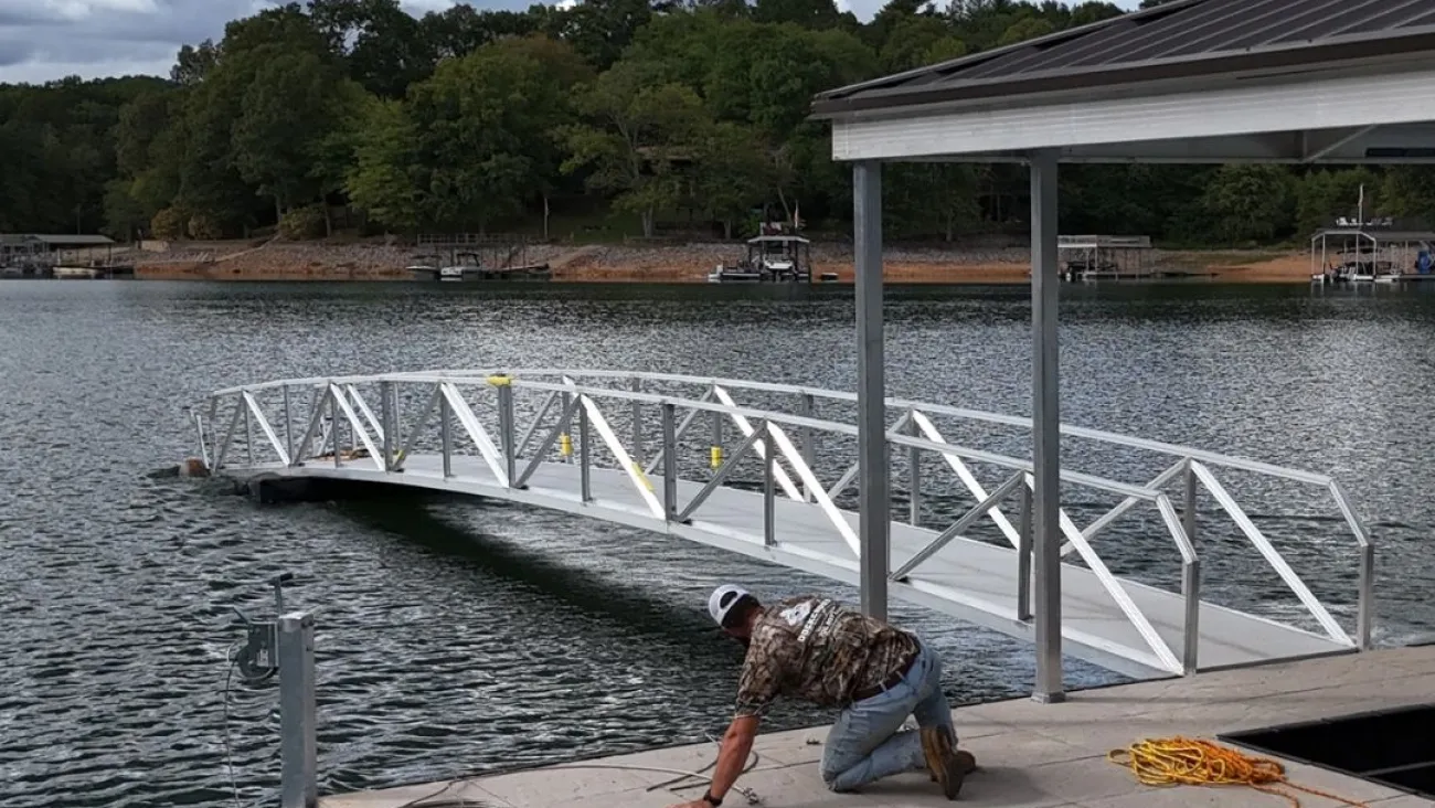 Professional Dock Installation | Dock Cares