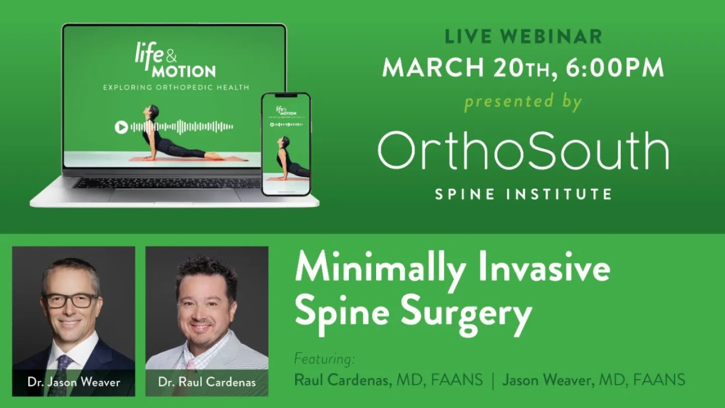 Life & Motion: Minimally Invasive Spine Surgery