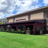 a building with a lawn in front of it