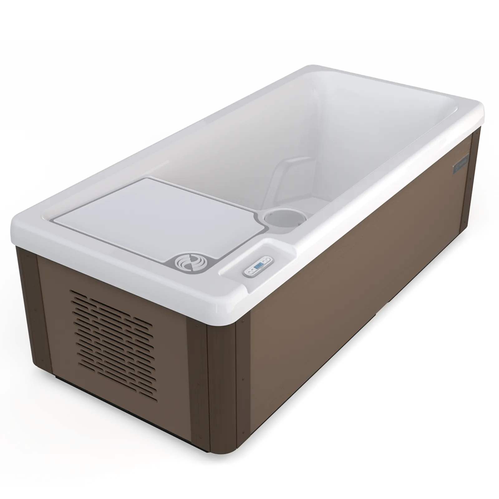 a white rectangular object with a black background