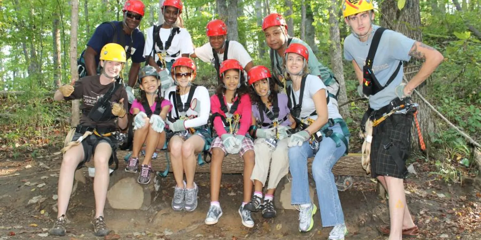 a group of people posing for a picture