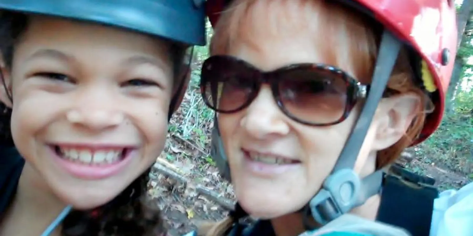 two people taking a selfie