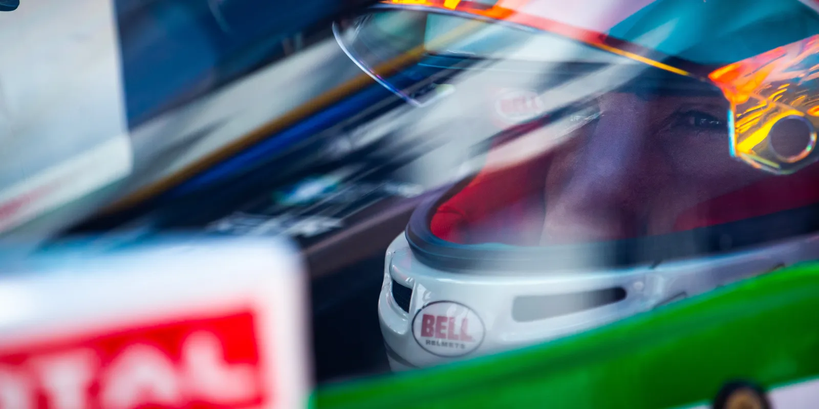a blurry image of a car