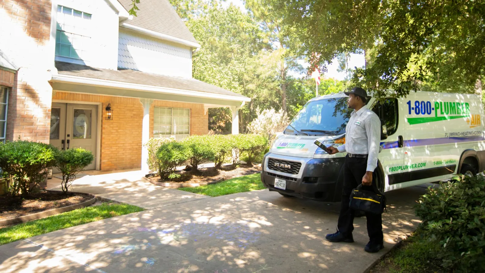 a car parked in front of a house