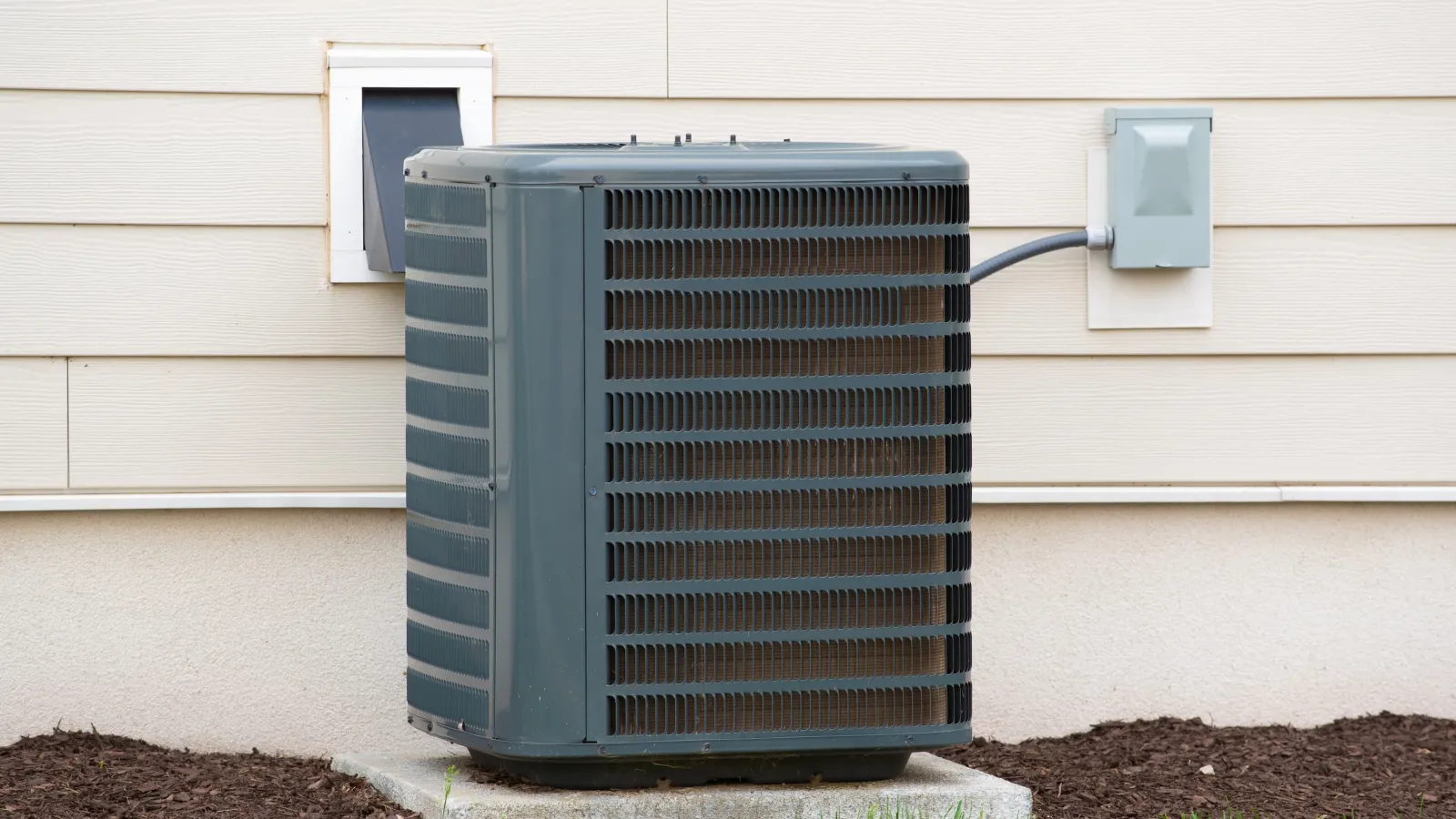 AC unit on the side of a home