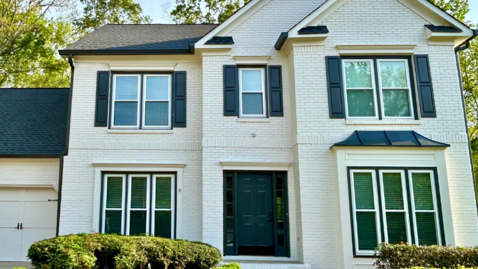 a house with a front yard