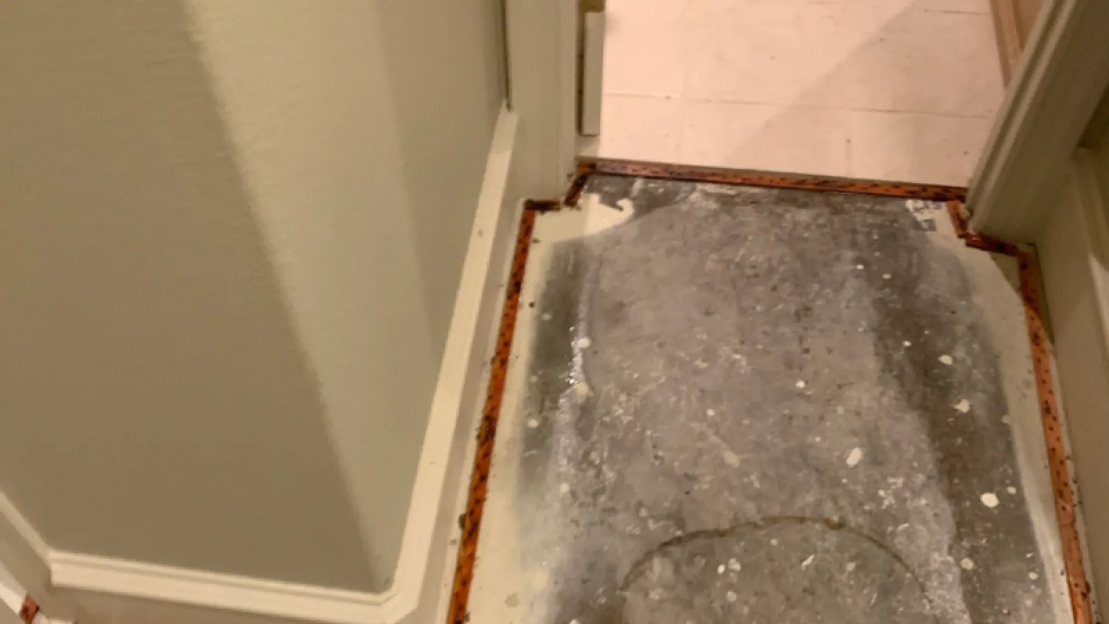 a dirty old room