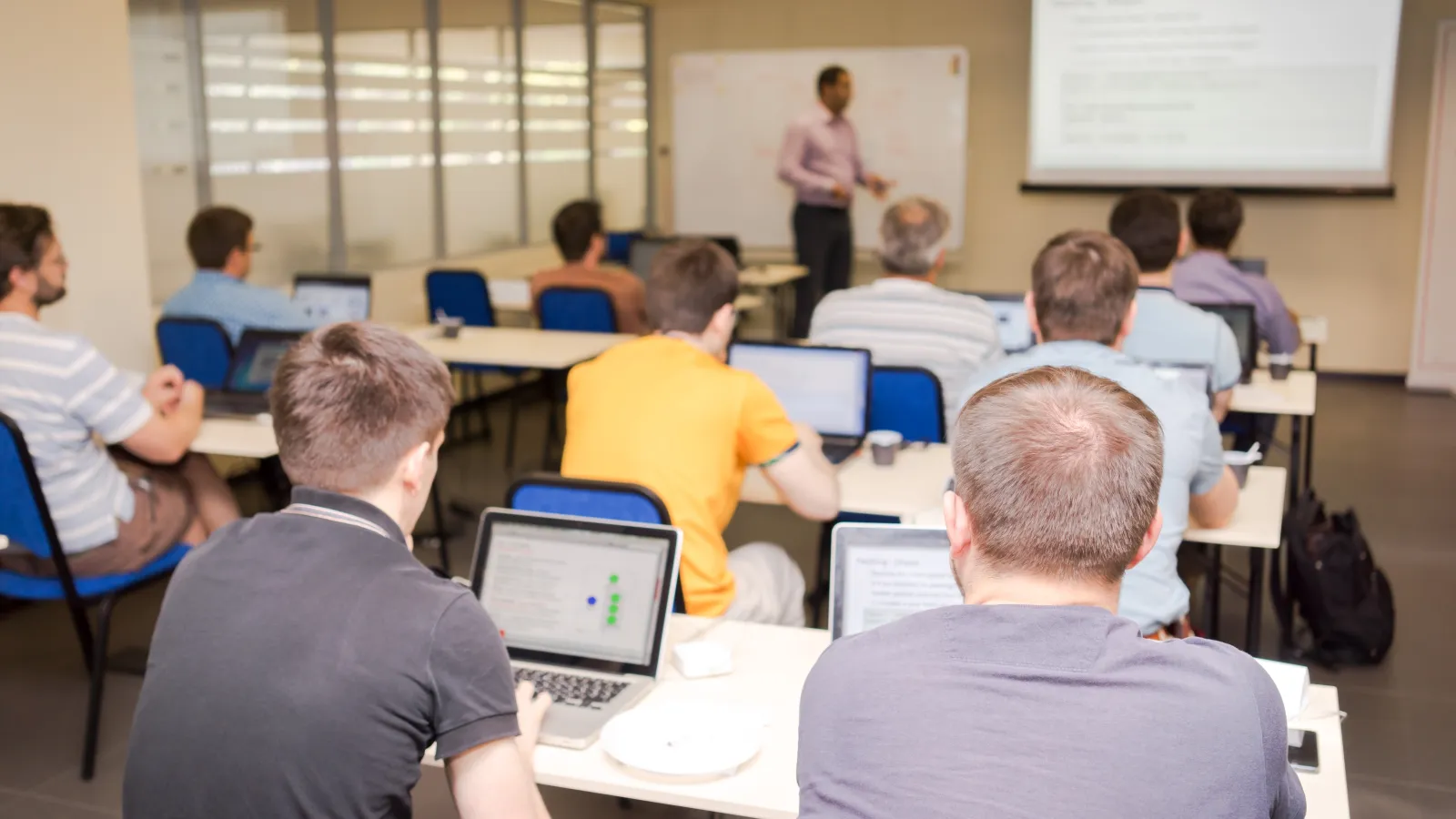 boys in a classroom