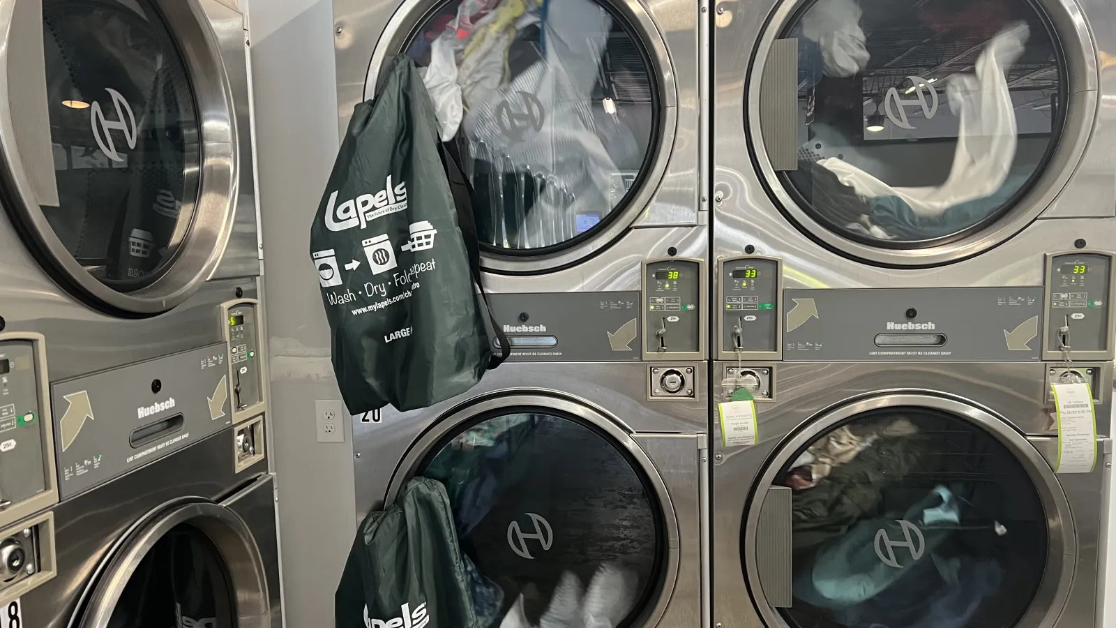 a group of washing machines