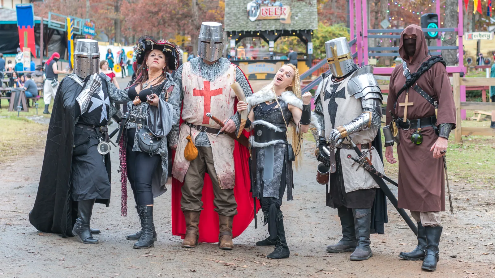 a group of people in clothing