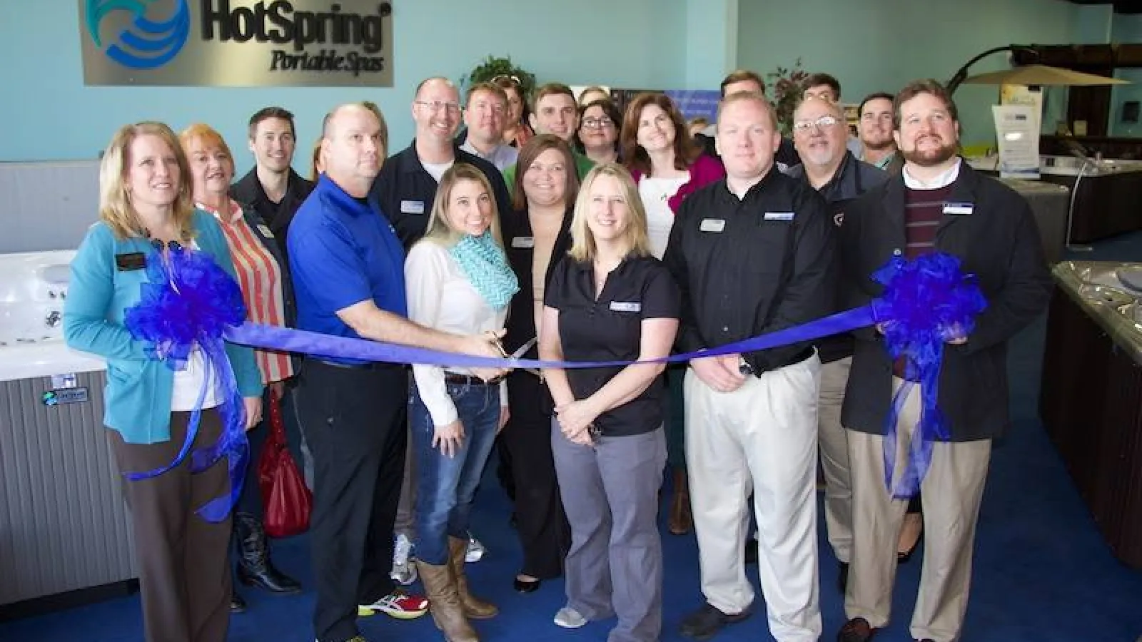 a group of people posing for a photo