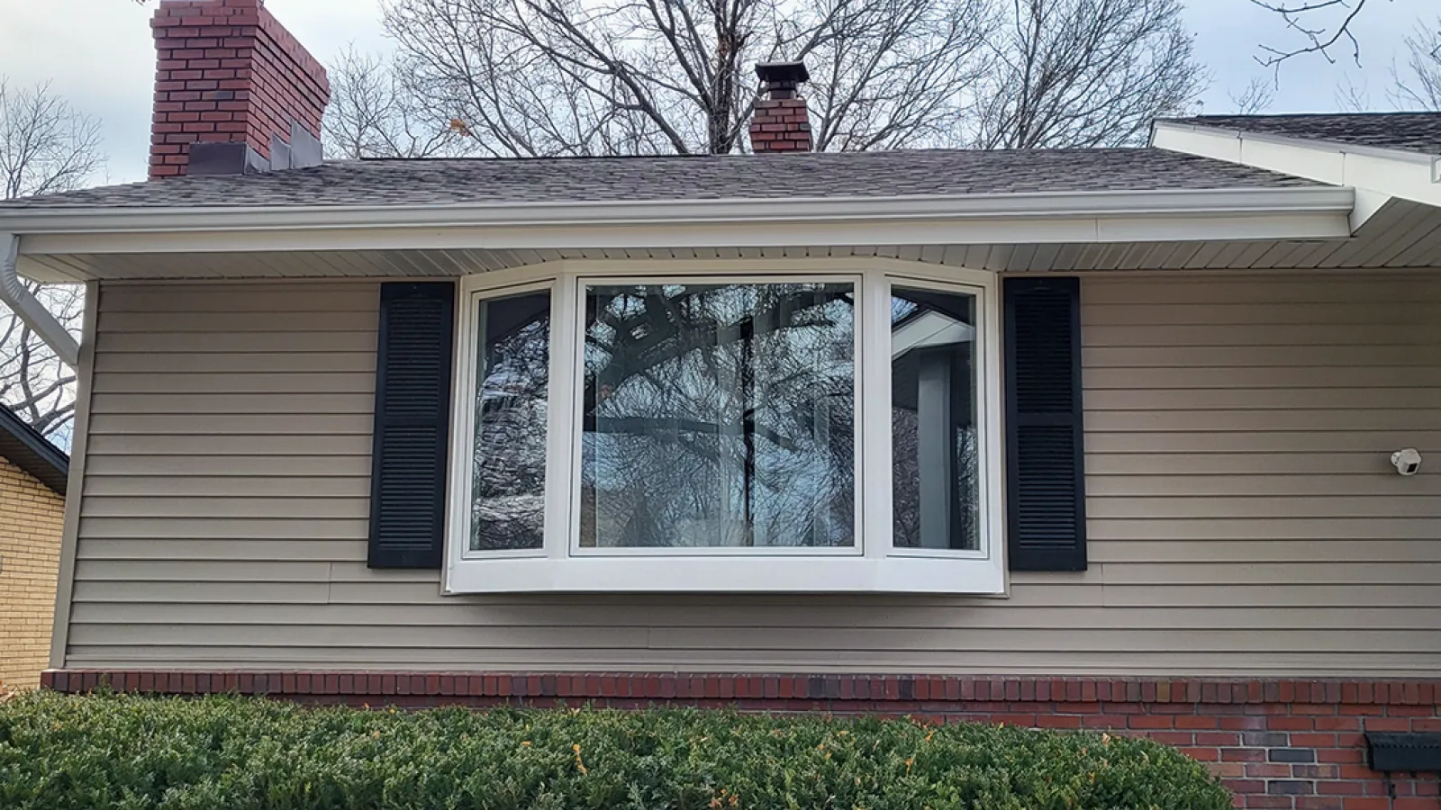 a house with a window