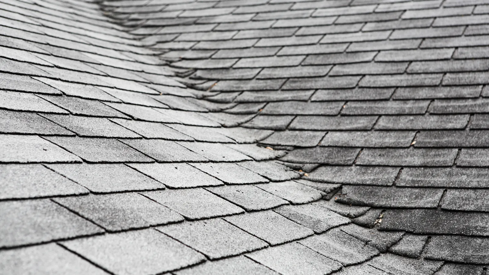 a close up of a roof