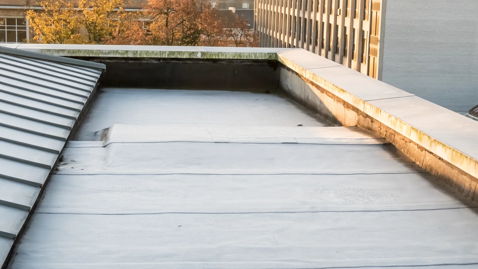 billowing roof seen during Drone Inspections, Home Inspection in Atlanta Georgia, Home Inspector Atlanta
