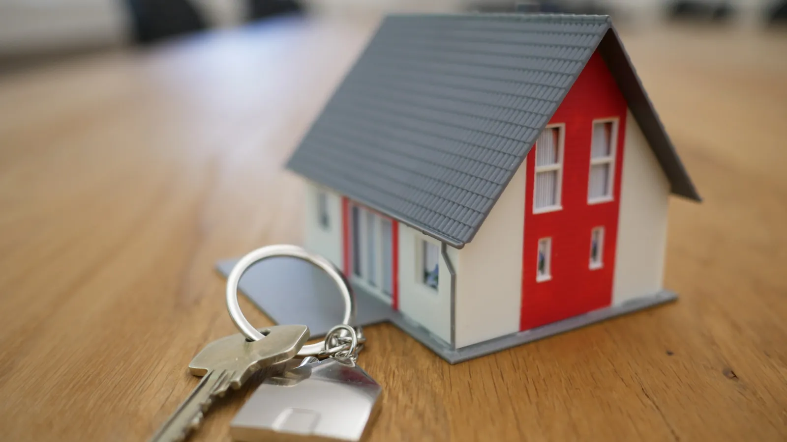 a small house on a table