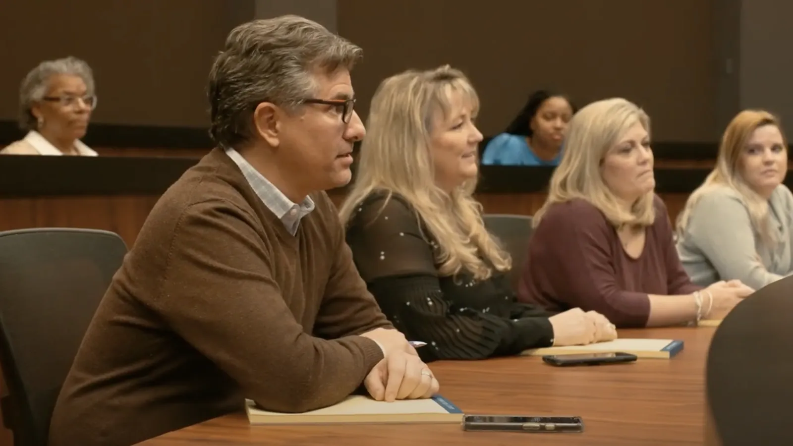 A team of lawyers and support staff.