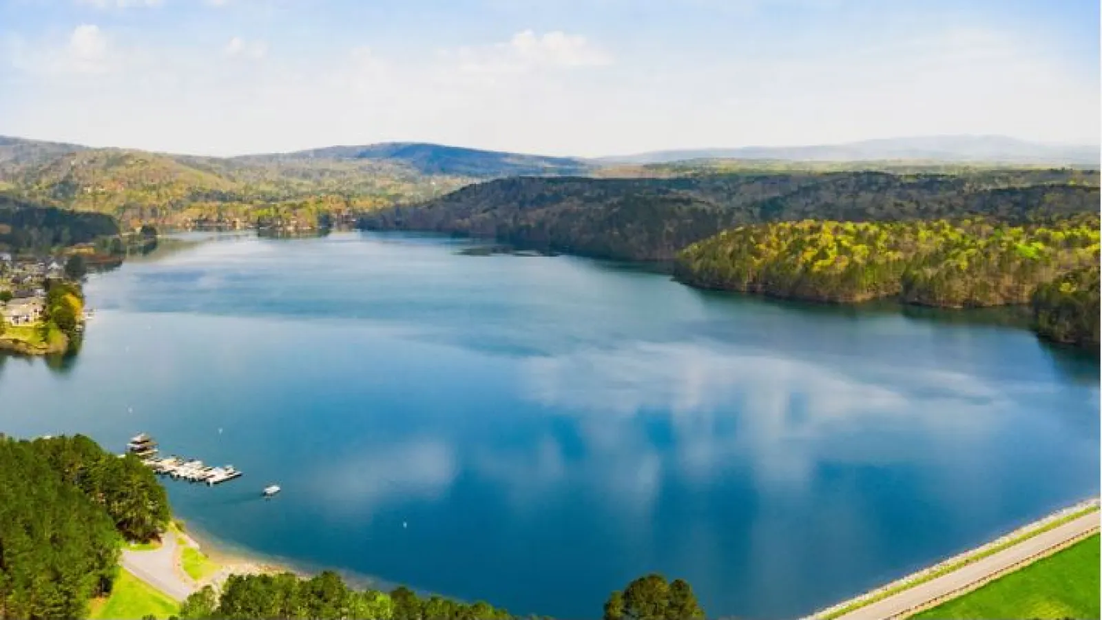 Lake surrounded with trees