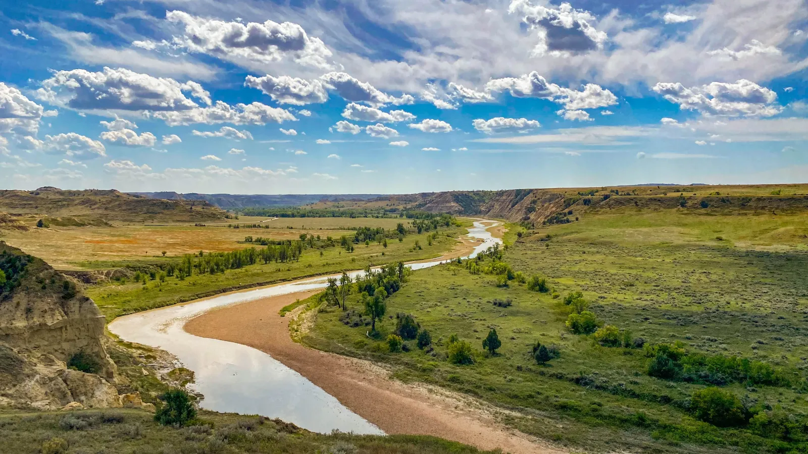 a river running through a valley