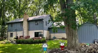 a large lawn in front of a house